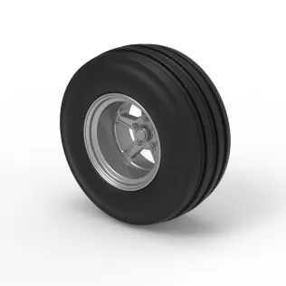 Front tractor wheel Version 5 Scale 1:25 - Model thumbnail 7