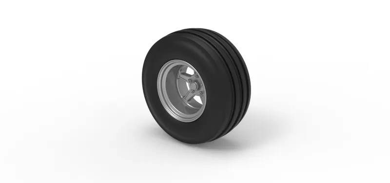 Front tractor wheel Version 5 Scale 1:25 - Model preview 7