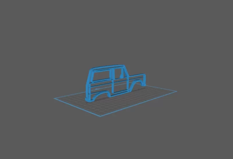 Ford - Bronco 1972 Wall Art - Model preview 2