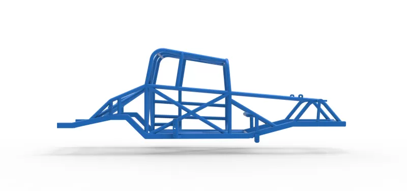 Frame of Canadian vintage modified stock car Scale 1:25 - Model preview 13