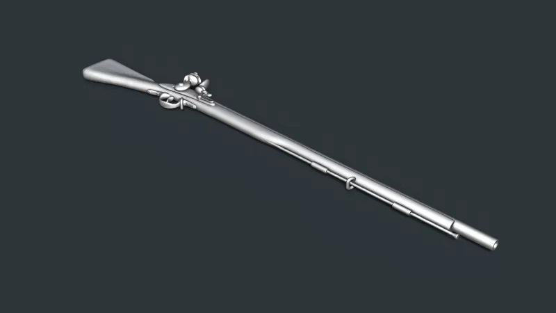 Musket Rifle RoZ - Model preview 5