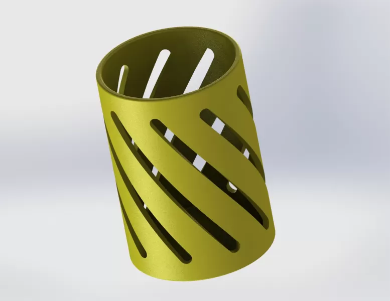 Pencil Holder Desk Organizer - Model preview 4