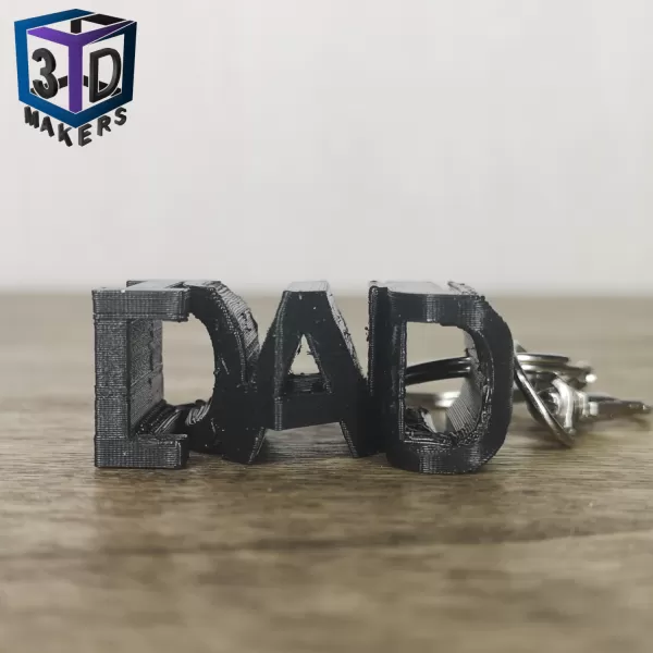 I LOVE YOU DAD FATHER’S DAY KEY RING - Model preview 2