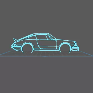 Porsche - Carrera 2.7 RS Wall Art