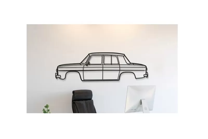 Renault - 8 Gordini 1967 Wall Art - Model preview 1
