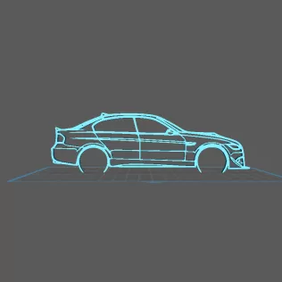 BMW - M3 E90 Wall Art