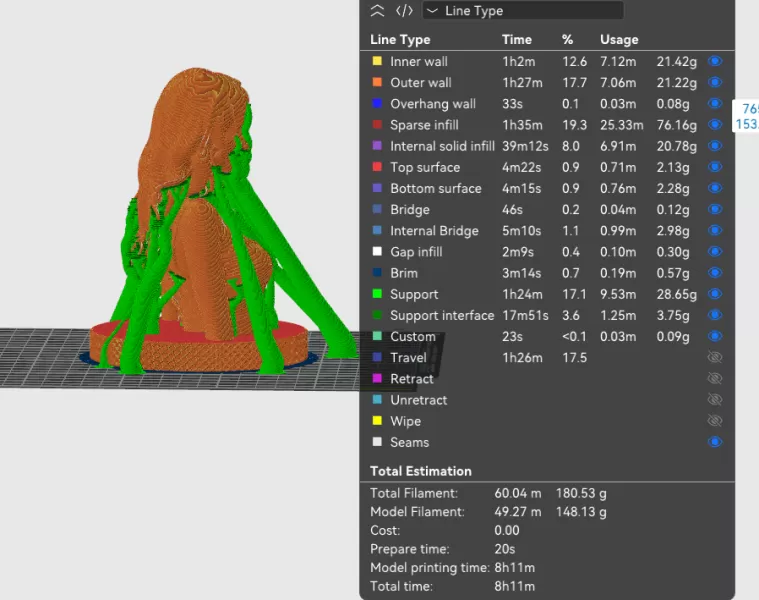 Alice Greczyn 3D Bust Print - Model preview 2