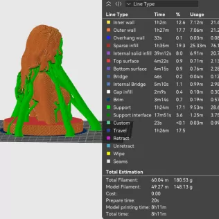 Alice Greczyn 3D Bust Print - Model thumbnail 2