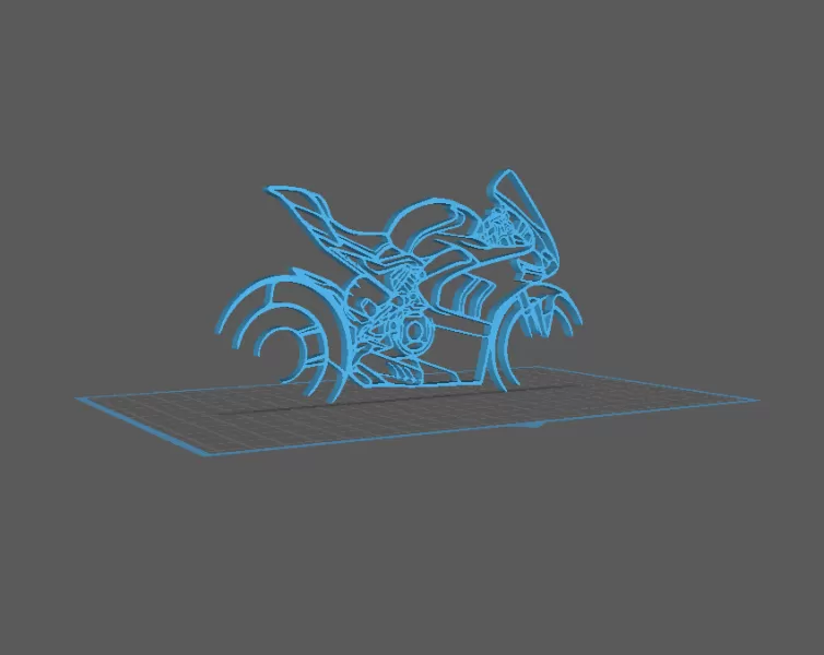 Ducati - Panigale V4R Wall Art - Model preview 2