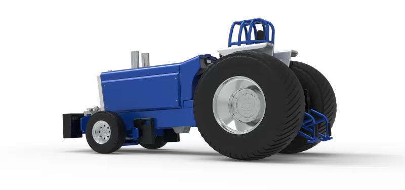 Pro Stock Pulling Tractor Version 5 Scale 1:25 - Model preview 11
