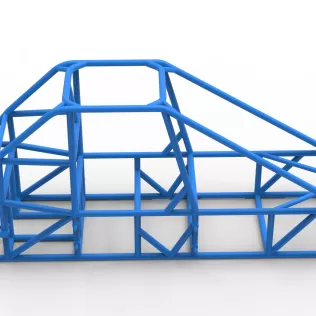 Frame of Experimental Pavement Silver Crown Car V3 Scale 1:25 - Model thumbnail 14