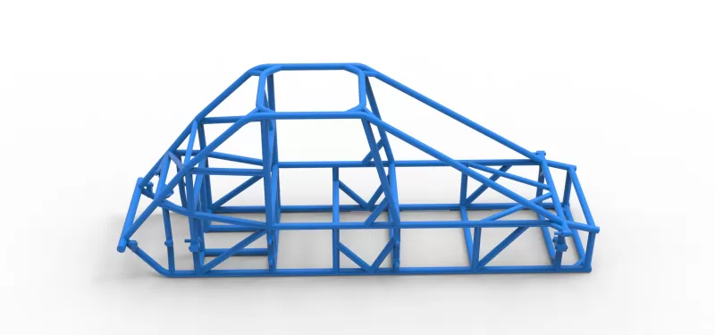 Frame of Experimental Pavement Silver Crown Car V3 Scale 1:25 - Model preview 14