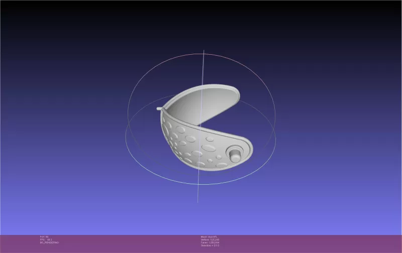 How To Train Your Dragon Astrid Dragon Scale Armor Helmet - Model preview 4