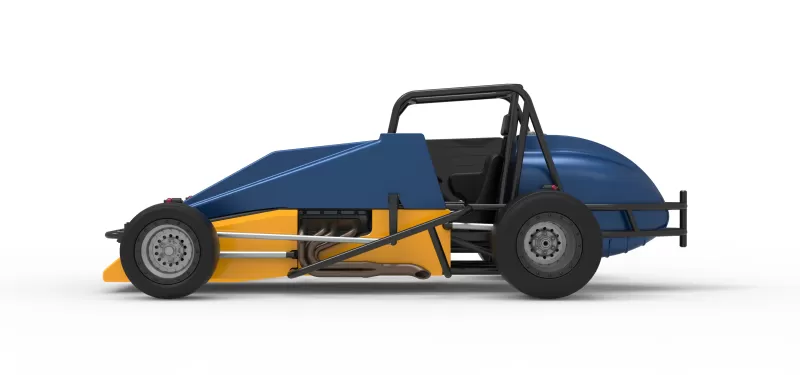 Vintage Pavement Silver Crown Car Scale 1:25 - Model preview 9