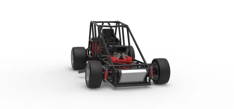 Experimental Pavement Silver Crown Car Base Scale 1:25 - Model preview 21