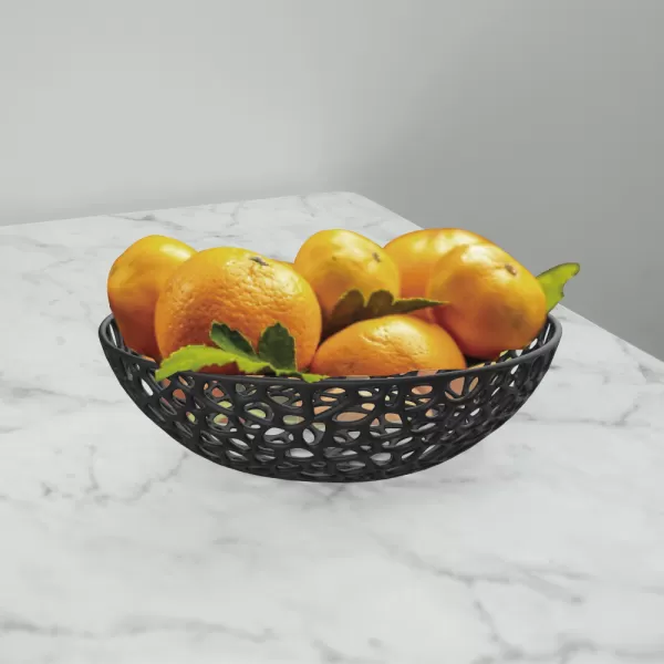 Voronoi Decorative Bowl, Fruit Bowl, Orchid Bowl Pot Planter - Model preview 4