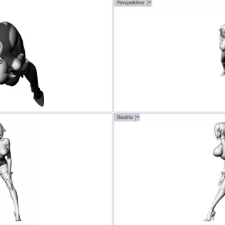 Lady Anime - Model thumbnail 2