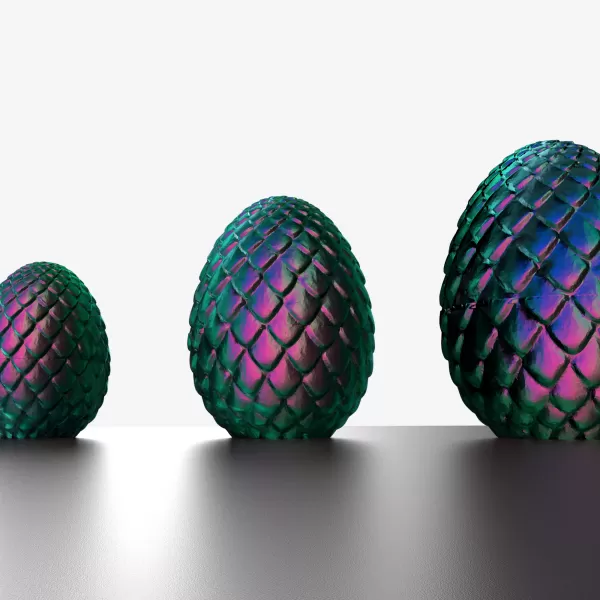 Dragon Egg Box, Easter Egg, Fascinating Dragon 3D Egg, Mystery - Model preview 4