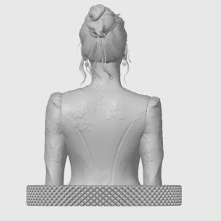 Lena Headey 3D Bust Print - Model thumbnail 7