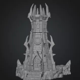 Shadowspire Arcane Tower STL File for 3D Print - Model thumbnail 10