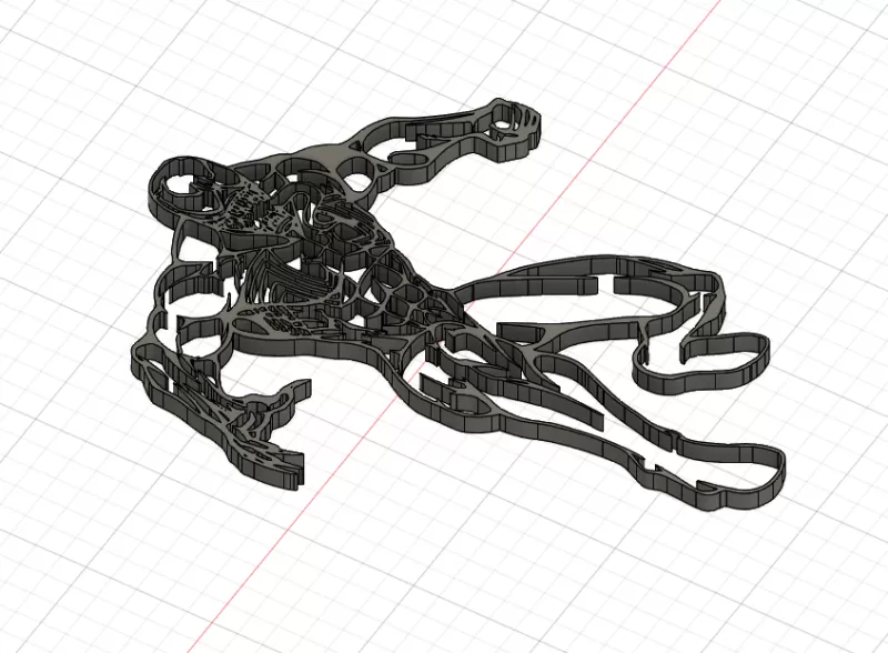 Silhouette Venom - Marvel Wallart - Model preview 2