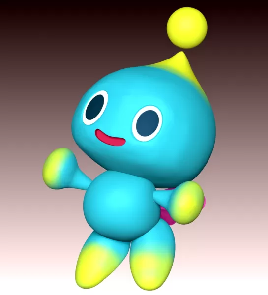 Chao - Sonic the Hedgehog - Model preview 4