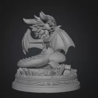 Love Dragon STL File for 3D Printing - Model thumbnail 10