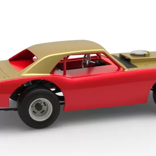 Vintage Semi-Late Model Stock Car Scale 1:25 - Model thumbnail 20
