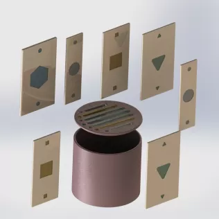 Montessori Interactive Color and Shape Sorting Kit 4-in-1 Set 3D - Model thumbnail 2