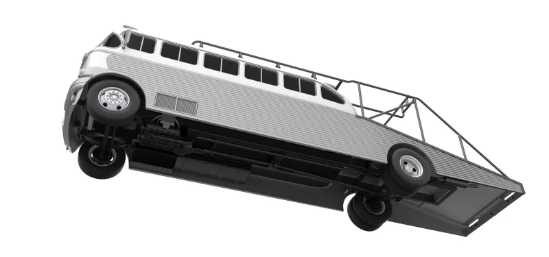 Vintage Transporter truck for Race car Version 8 Scale 1:25 - Model preview 10