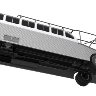 Vintage Transporter truck for Race car Version 8 Scale 1:25 - Model thumbnail 10