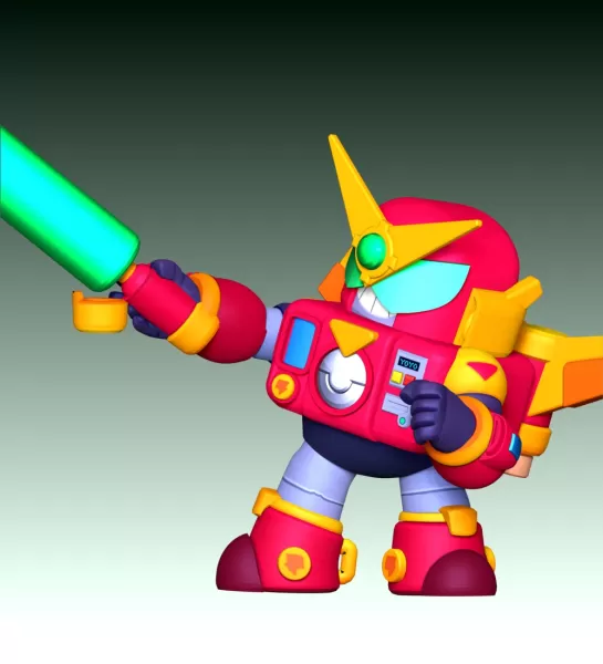 Surge - Brawl Stars - Model preview 4