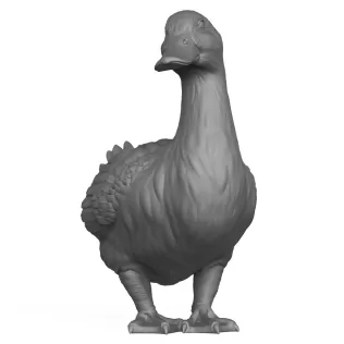 3D Printable Duck Bird - Model thumbnail 2