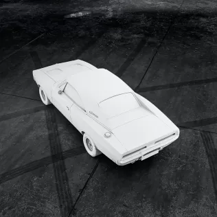 Dodge Charger 1969 #RoZ - Model thumbnail 3