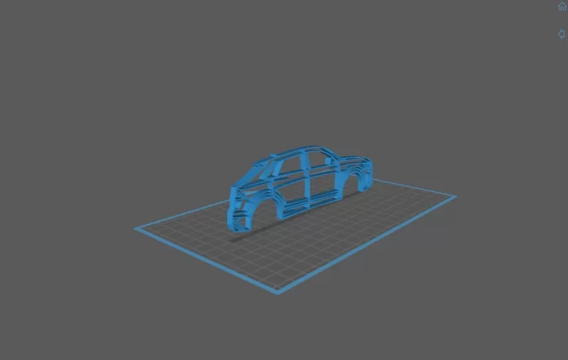 Audi - Q8 RS 2020 Wall Art - Model preview 2