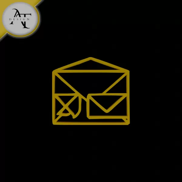 Simple Letter Symbol - 2D Art - Model preview 1