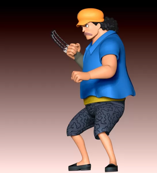 Marshall D Teach Young - One Piece - Model preview 4