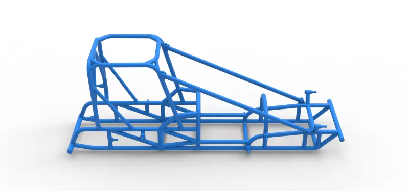 Frame of Dirt Silver Crown Champ car Scale 1:25 - Model preview 15