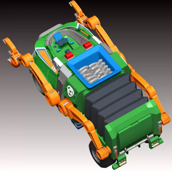 Rocky Vehicle Paw Patrol - Model preview 7