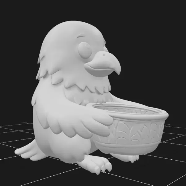 Eagle Holding Gift Basket - Model preview 5