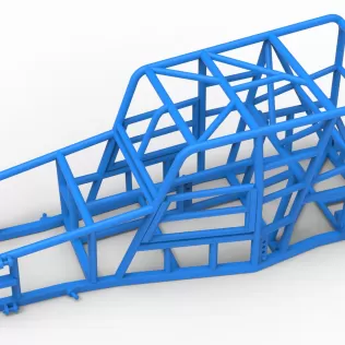 Frame of Dwarf car Scale 1:25 - Model thumbnail 2