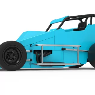 Pavement Sprint car Version 2 Scale 1:25 - Model thumbnail 2