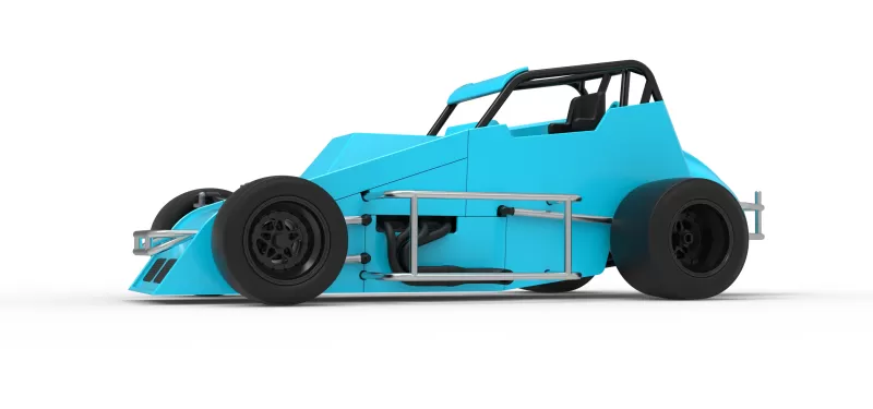 Pavement Sprint car Version 2 Scale 1:25 - Model preview 2