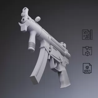 MP5K Compact SMG #RoZ - Model thumbnail 1