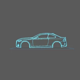 BMW - M240i 2022 Wall Art