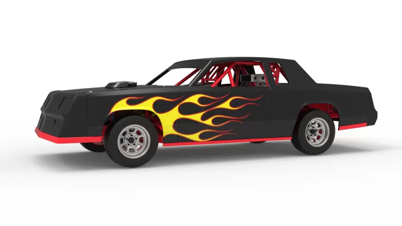 IMCA Stock car Version 2 Scale 1:25 - Model preview 2
