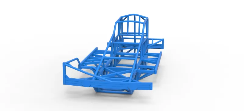 Frame of BriSCA Formula 1 Stock Car Version 2 Scale 1:25 - Model preview 4