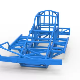 Frame of BriSCA Formula 1 Stock Car Version 2 Scale 1:25 - Model thumbnail 4