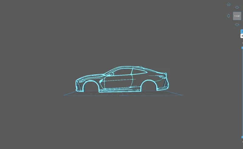 BMW - M4 2021 Wall Art - Model preview 1