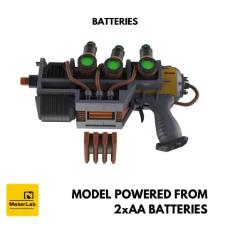 Plasma Blaster - Fallout 4 - Printable 3d model - STL files - Model thumbnail 10